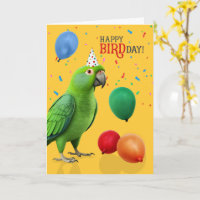 Funny Eclectus Parrot Birthday Humor