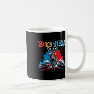 Funny Ed The Zebra 2025 Captured Retro Vintage 4th Coffee Mug