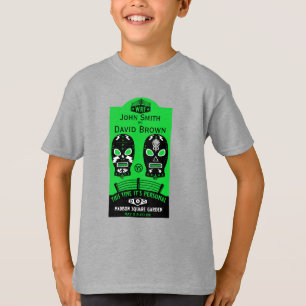 Funny Editable Wrestling Contest T-Shirt