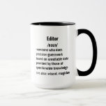 funny  Editor Definition gifts for men women Mug<br><div class="desc">for Ideal Editor editor gifts for men and women, ranging from essential editing tools and stylish office accessories to funny editor gifts that add a touch of humour to their work. Whether you’re searching for a birthday gift for an editor or just a meaningful gift for an editor, explore unique...</div>
