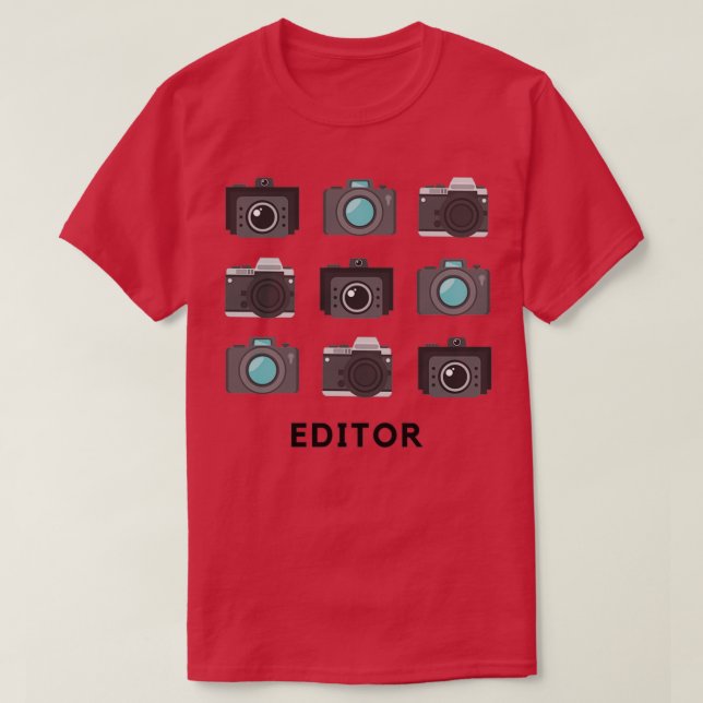 Funny Editor meaning designs 5 T-Shirt (Design Front)