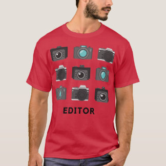 Funny Editor meaning designs 5 T-Shirt