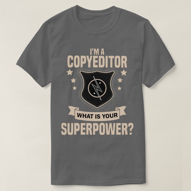 Funny Editor Motivational 1 T-Shirt (Design Front)
