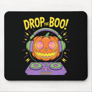 Funny Edm Dj Halloween Pumpkin Mouse Mat