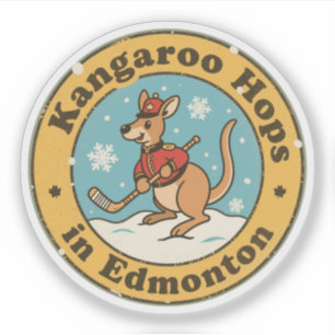 Funny Edmonton Kangaroo Hockey