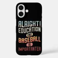 Funny Education And Baseball Is Importanter Retro