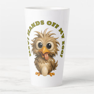 Funny Egg Guard Latte Mug