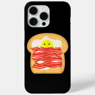 Funny Egg In A Bacon Toast Bed T-Shirt - Food Brea iPhone 15 Pro Max Case