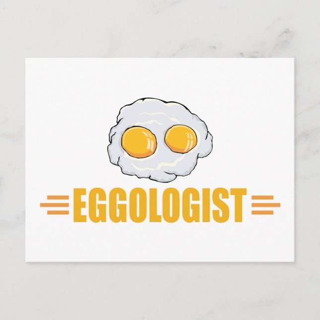 Funny Egg Lover's Postcard (Front)