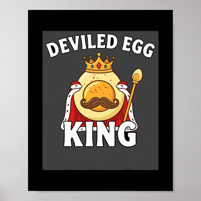 Funny Egg Pun Easter Brunch Thanksgiving Deviled E Poster (Front)