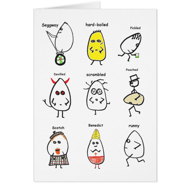 Funny Egg Puns (Front)