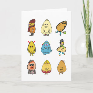Funny Egg Puns Card