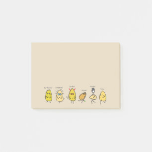 Funny Egg Puns Post-it Notes