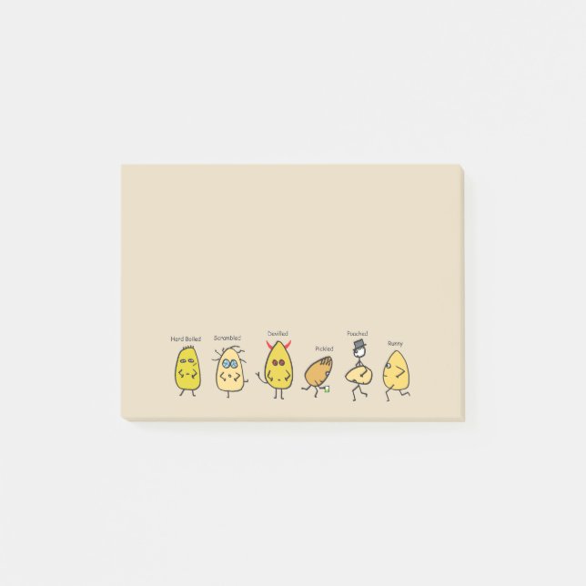 Funny Egg Puns Post-it Notes (Front)