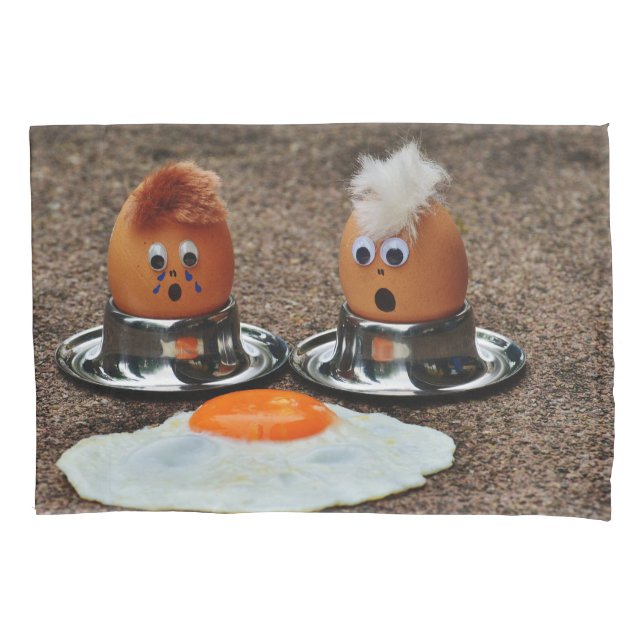 Funny eggs pillowcase (Front)
