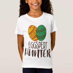 Funny Eggspert Hunter Easter Pun Quote Humourous T-Shirt