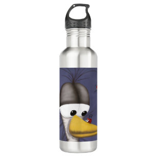 Funny Egret Cartoon 710 Ml Water Bottle