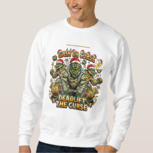 Funny Egyptian Pharaoh Crocodile Mummy Christmas G Sweatshirt