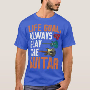 Funny Electric Guitarist Musician Guitar Player Gu T-Shirt