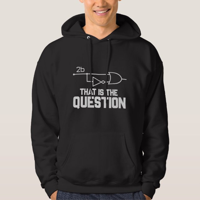 Funny Electrical Engineering Gift Men Women Cool E Hoodie (Front)