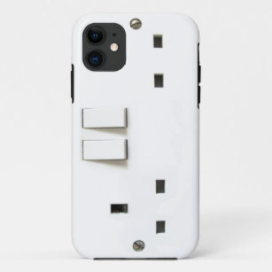 Funny Electrical Outlet from UK On iPhone Case