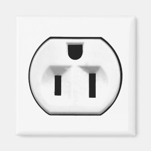 Funny Electrical Outlet   Gifts For Electricians Magnet