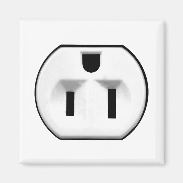 Funny Electrical Outlet | Gifts For Electricians Magnet (Front)