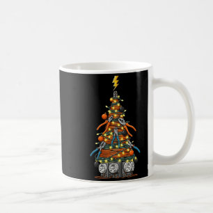 Funny Electrician Christmas Tree Xmas Graphic Men  Coffee Mug