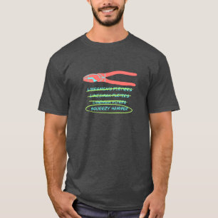 Funny Electrician Misspelled Lineman’s Pliers T-Shirt