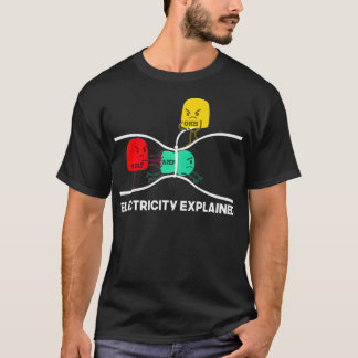 Funny Electricity Explained  I Teacher Nerd Gift T-Shirt