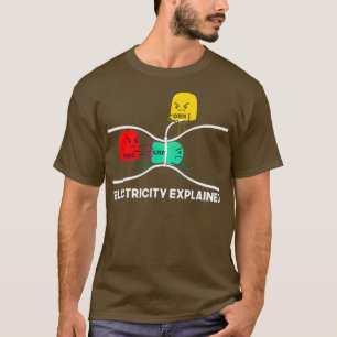 Funny Electricity Explained I Teacher Nerd Gift T-Shirt