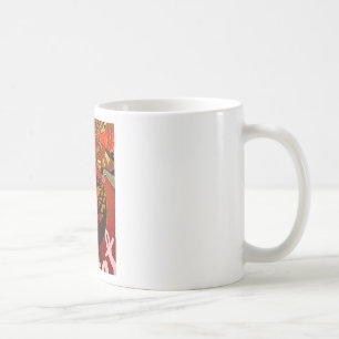 Funny Elegant Giraffe Accessorised African Style Coffee Mug