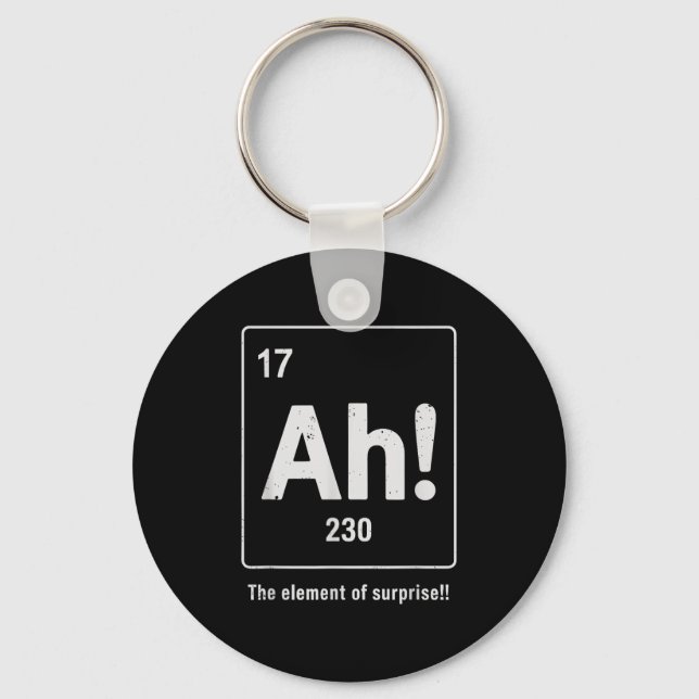 Funny Element Of Surprise  Key Ring (Front)