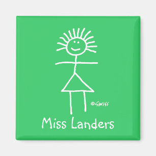 Funny Elementary School Teacher Magnet