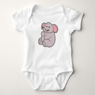 Funny Elephant Baby Bodysuit
