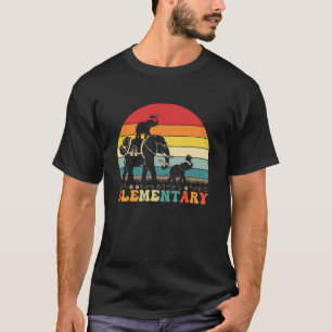 Funny Elephant Elementary Back to School Teacher S T-Shirt