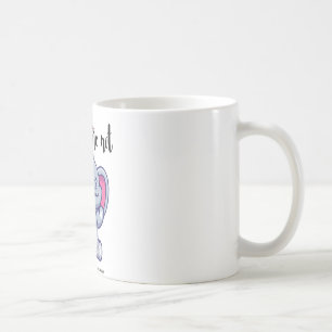 Funny Elephant Flower Forget Me Not Heimerheimer A Coffee Mug
