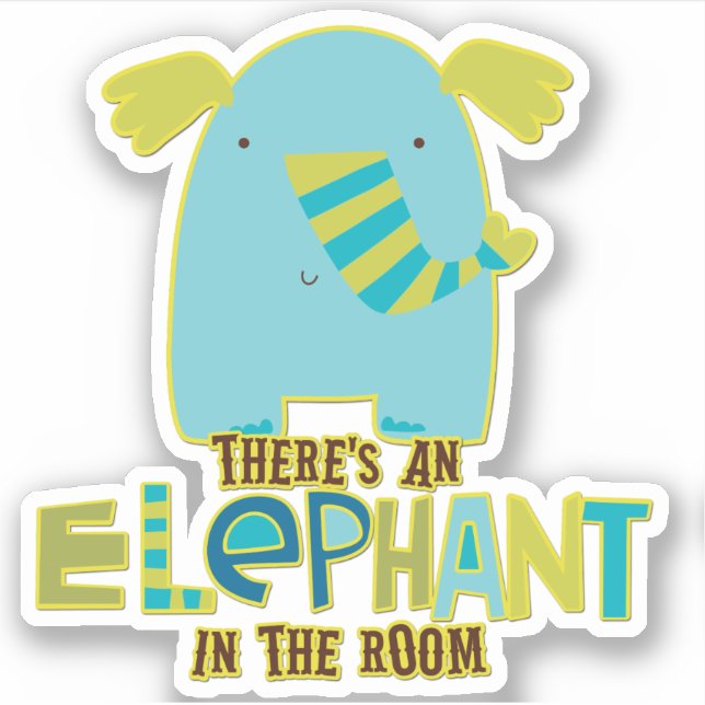 Funny Elephant in the Room Contour (Front)
