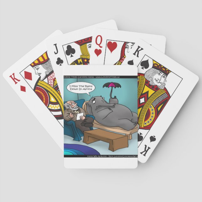 Funny Elephant In Therapy Cards Tees Gifts Etc (Back)