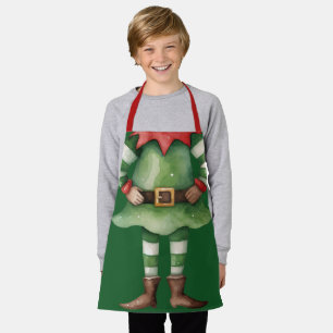 Funny Elf  Apron