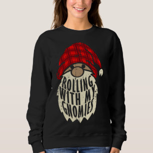 Funny Elf Beard Christmas Gnomies Matching Family Sweatshirt