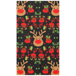 Funny Elf Christmas Wrapping Tablecloth