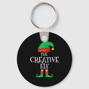 Funny Elf Family Christmas Creative Elf Sweater Me Key Ring