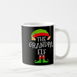 Funny Elf Family Christmas Grandpa Elf Sweater Mat Coffee Mug