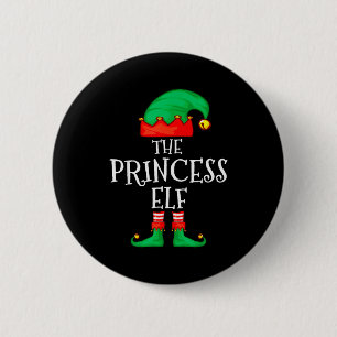 Funny Elf Family Christmas Princess Elf Sweater Me 6 Cm Round Badge