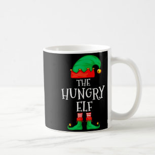 Funny Elf Family Christmas The Hungry Elf Sweater  Coffee Mug
