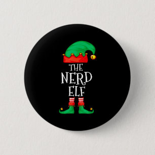 Funny Elf Family Christmas The Nerd Elf Sweater Me 6 Cm Round Badge