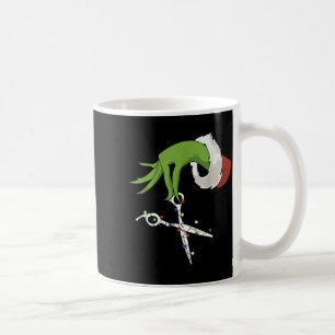 Funny Elf Hands Hair Stylist Hairdresser Scissor B Coffee Mug