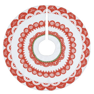 Funny Elf Legs   North Pole Fun Christmas Tree Ski Brushed Polyester Tree Skirt