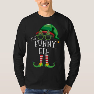 Funny Elf Matching Christmas Party Pjs Family Outf T-Shirt